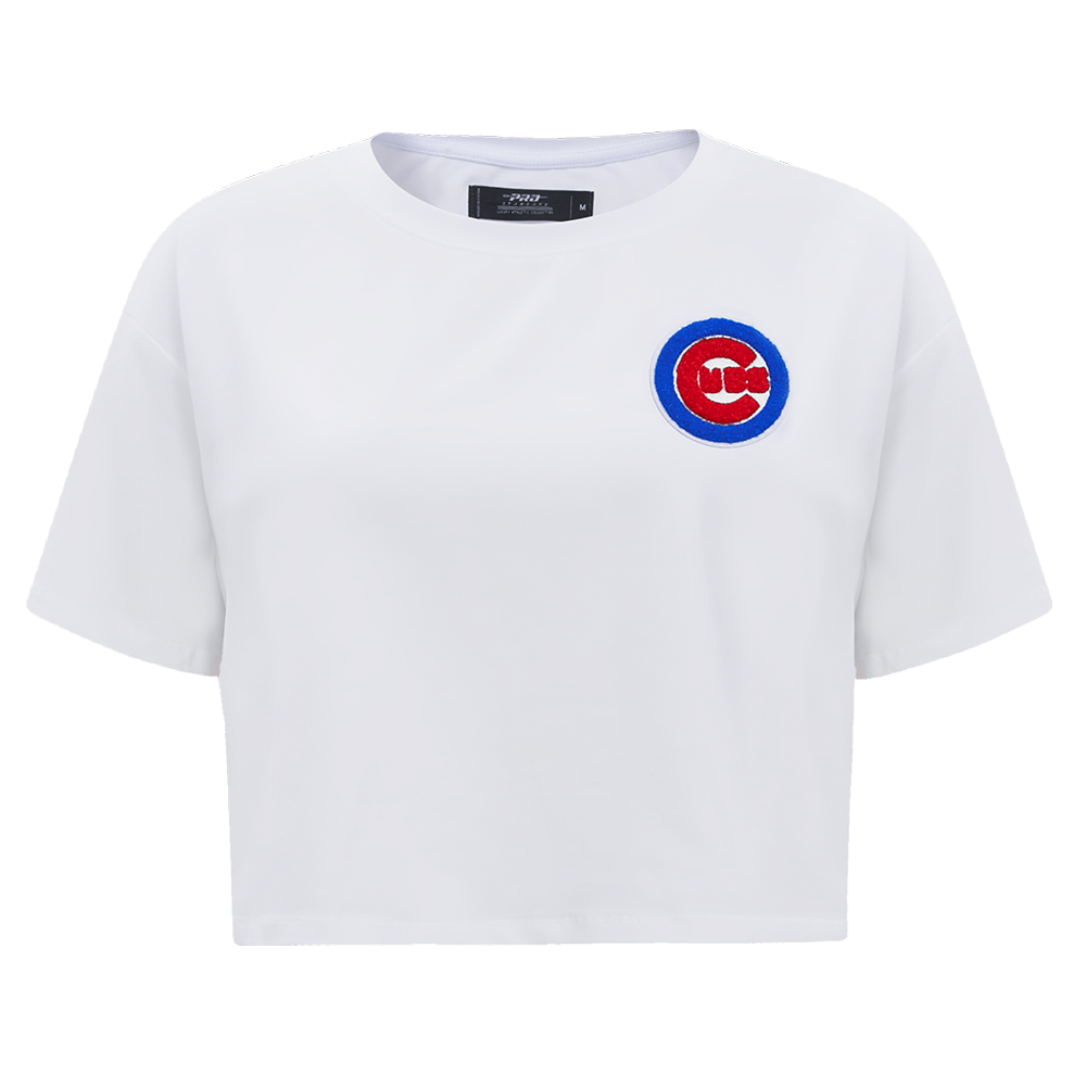 MLB CHICAGO CUBS CLASSIC WOMEN'S BOXY TOP (WHITE)