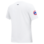 MLB CHICAGO CUBS CLASSIC HAUT AJUSTÉ À MANCHES COURTES POUR FEMME (BLANC)