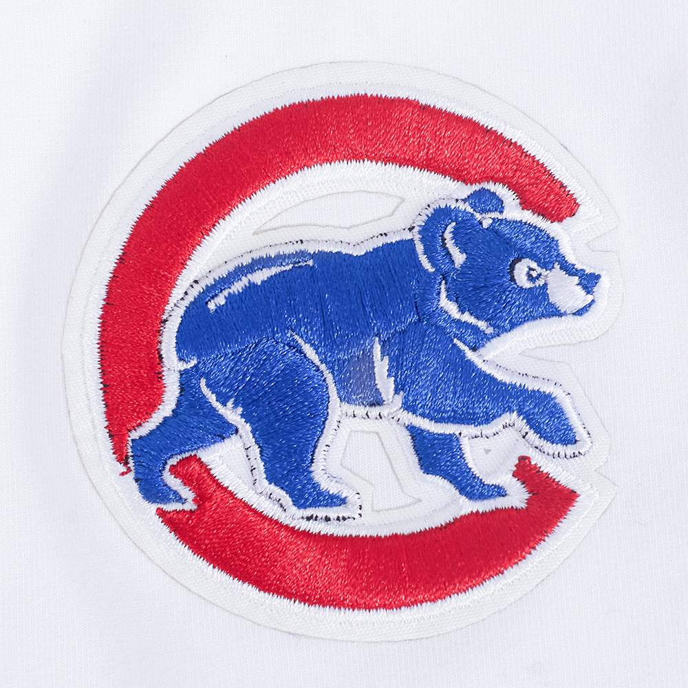 MLB CHICAGO CUBS CLASSIC HAUT AJUSTÉ À MANCHES COURTES POUR FEMME (BLANC)