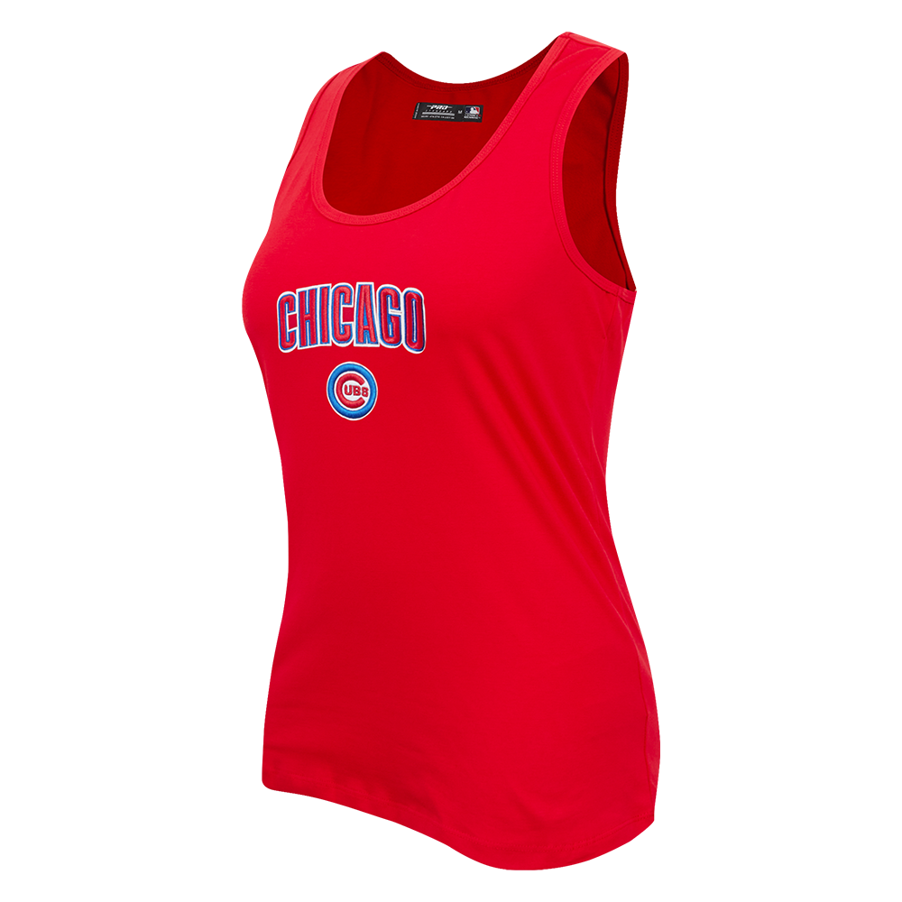 MLB CHICAGO CUBS CLASSIC WOMEN'S RELAXED FIT RACERBACK (RED)