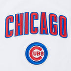 MLB CHICAGO CUBS CLASSIC CAMISOLE DOS NAGEUR À COUPE DÉCONTRACTÉE POUR FEMME (BLANC)