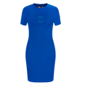 MLB CHICAGO CUBS TRIPLE TONAL BODYCON WOMEN'S DRESS (ROYAL BLUE)