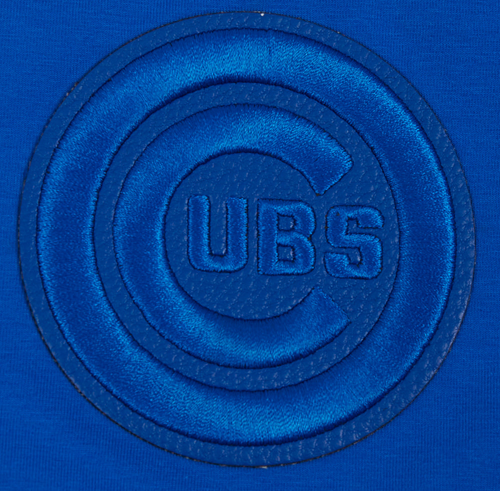 MLB CHICAGO CUBS TRIPLE TONAL BODYCON WOMEN'S DRESS (ROYAL BLUE)