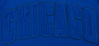 MLB CHICAGO CUBS TRIPLE TONAL BODYCON WOMEN'S DRESS (ROYAL BLUE)