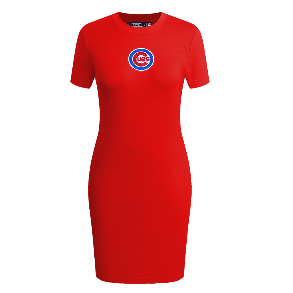 MLB CHICAGO CUBS CLASSIC WOMEN'S BODYCON DRESS (RED)