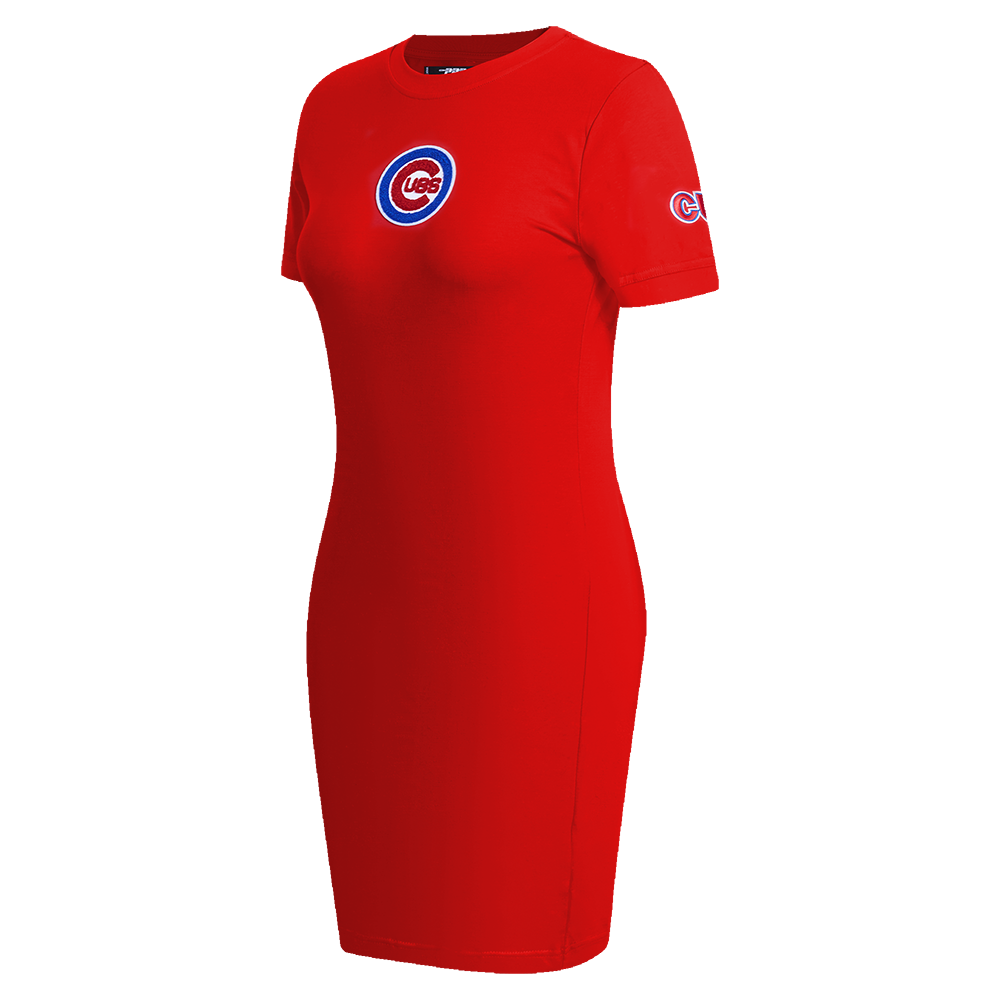 MLB CHICAGO CUBS CLASSIC WOMEN'S BODYCON DRESS (RED)