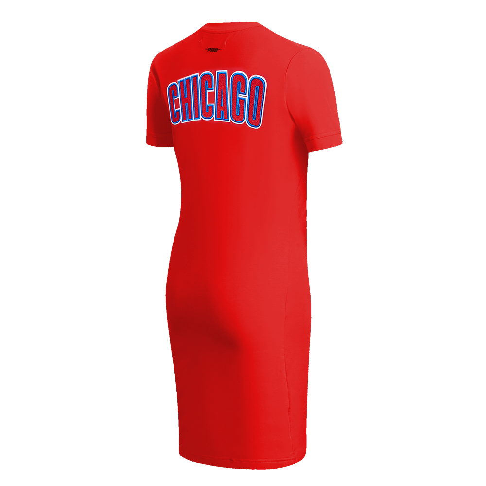 MLB CHICAGO CUBS CLASSIC ROBE MOULANTE POUR FEMME (ROUGE)