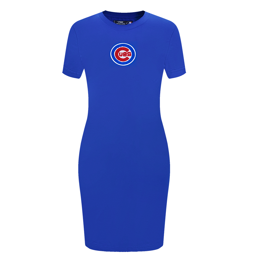 MLB CHICAGO CUBS CLASSIC WOMEN'S BODYCON DRESS (ROYAL BLUE)
