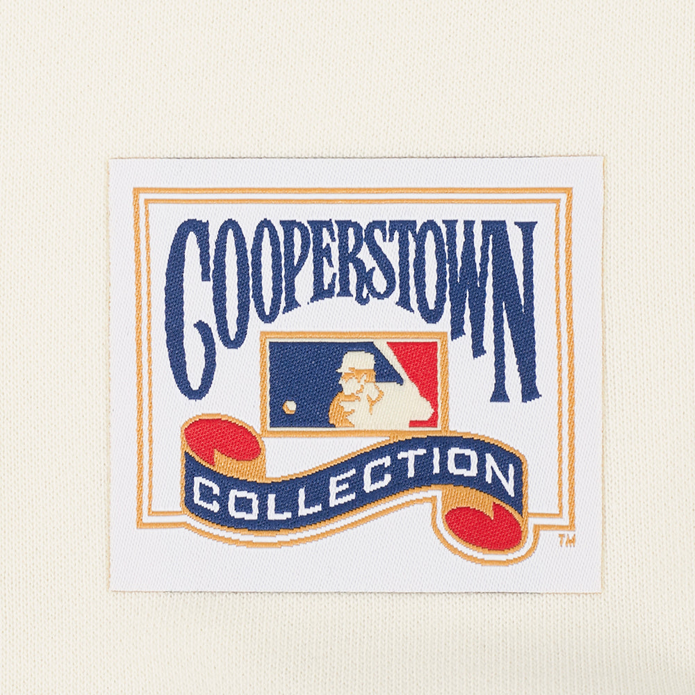 MLB CHICAGO CUBS RETRO CLASSICS CHANDAIL À CAPUCHON COURT POUR FEMME (COQUILLE D'ŒUF/MARINE MINUIT)
