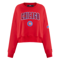 MLB CHICAGO CUBS CLASSIC CHANDAIL À COL ROND POUR FEMME (ROUGE)