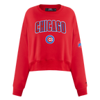 MLB CHICAGO CUBS CLASSIC CHANDAIL À COL ROND POUR FEMME (ROUGE)