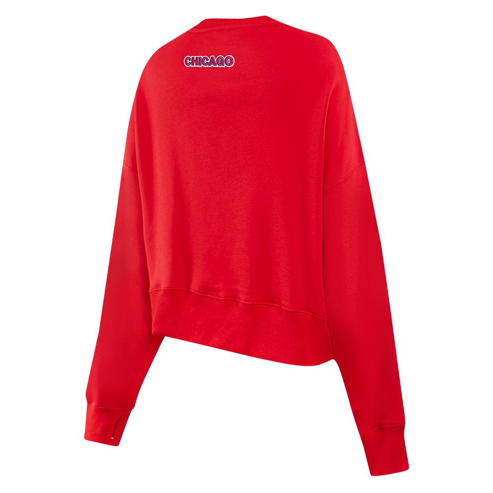 MLB CHICAGO CUBS CLASSIC CHANDAIL À COL ROND POUR FEMME (ROUGE)