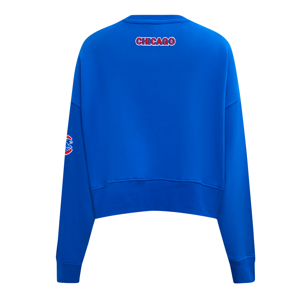 MLB CHICAGO CUBS CLASSIC CHANDAIL À COL ROND POUR FEMME (BLEU ROYAL)