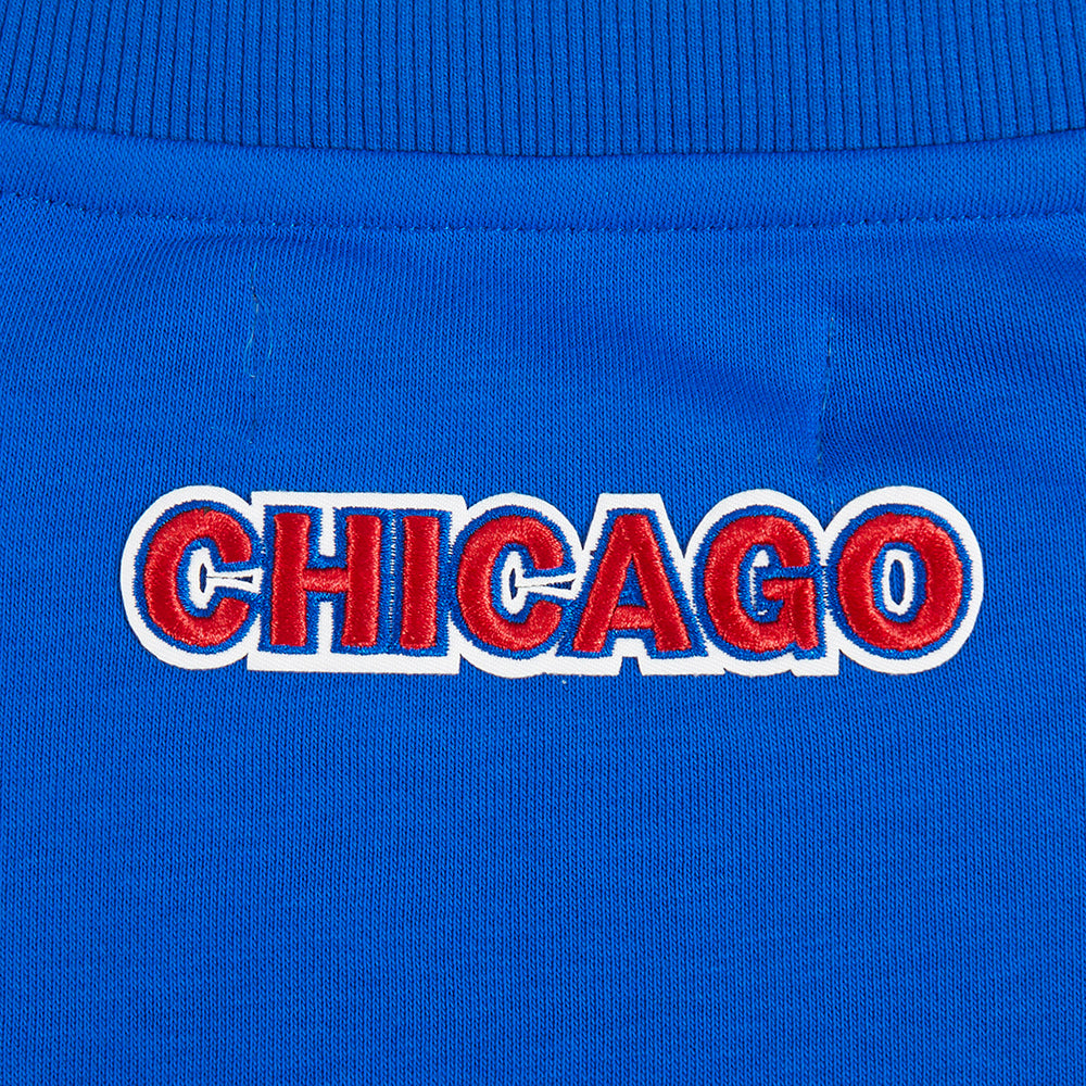 MLB CHICAGO CUBS CLASSIC CHANDAIL À COL ROND POUR FEMME (BLEU ROYAL)
