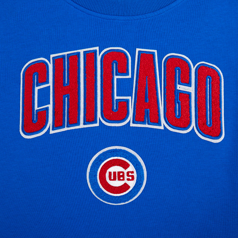 MLB CHICAGO CUBS CLASSIC CHANDAIL À COL ROND POUR FEMME (BLEU ROYAL)