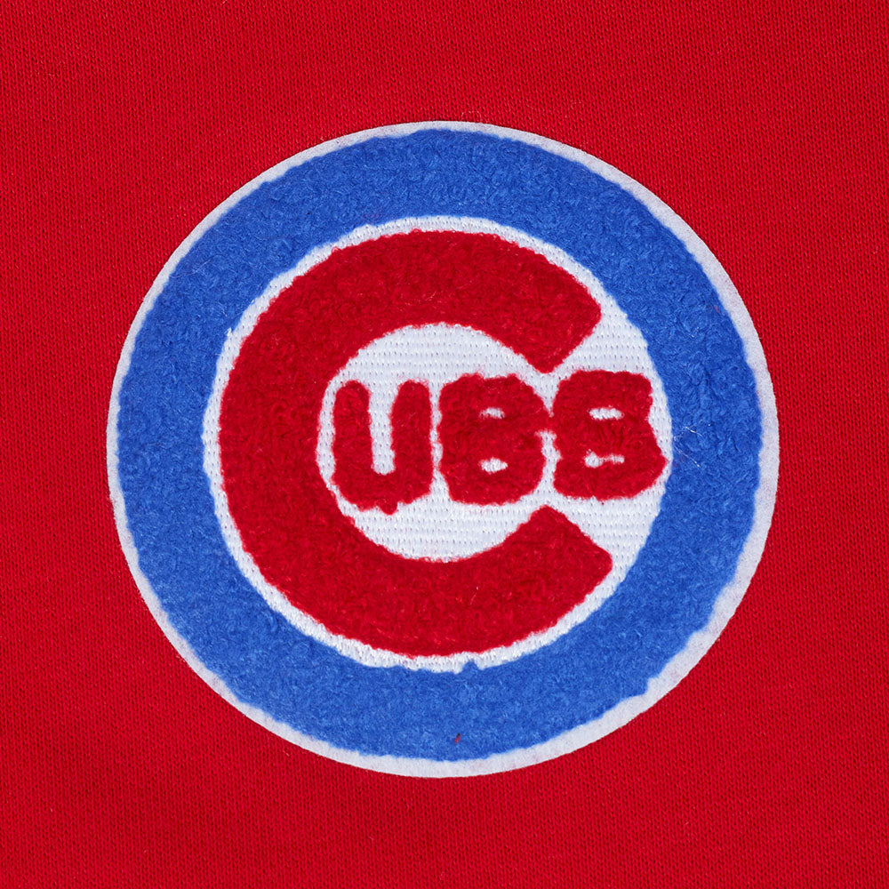 MLB CHICAGO CUBS CLASSIC CHANDAIL À CAPUCHON COURT POUR FEMME (ROUGE)