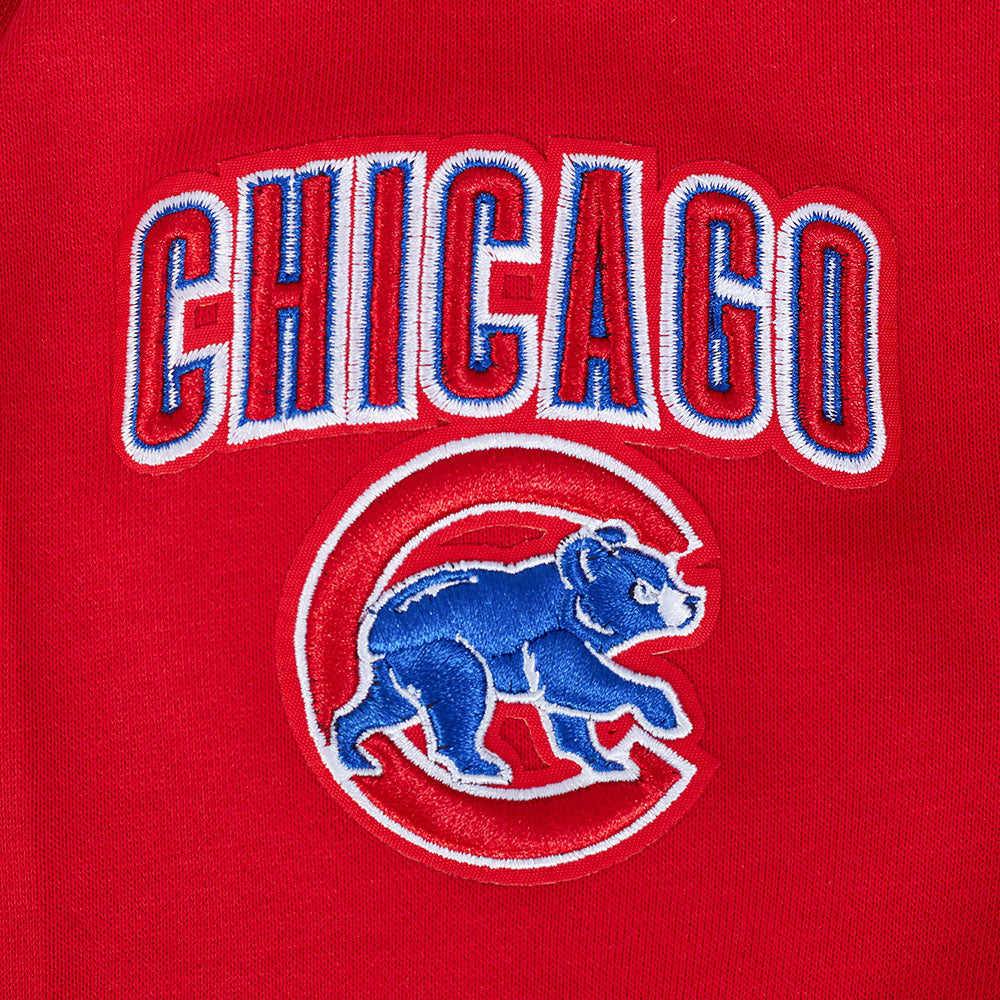 MLB CHICAGO CUBS CLASSIC CHANDAIL À CAPUCHON COURT POUR FEMME (ROUGE)