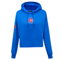 MLB CHICAGO CUBS CLASSIC CHANDAIL À CAPUCHON COURT POUR FEMME (BLEU ROYAL)