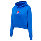 MLB CHICAGO CUBS CLASSIC CHANDAIL À CAPUCHON COURT POUR FEMME (BLEU ROYAL)