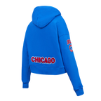 MLB CHICAGO CUBS CLASSIC CHANDAIL À CAPUCHON COURT POUR FEMME (BLEU ROYAL)
