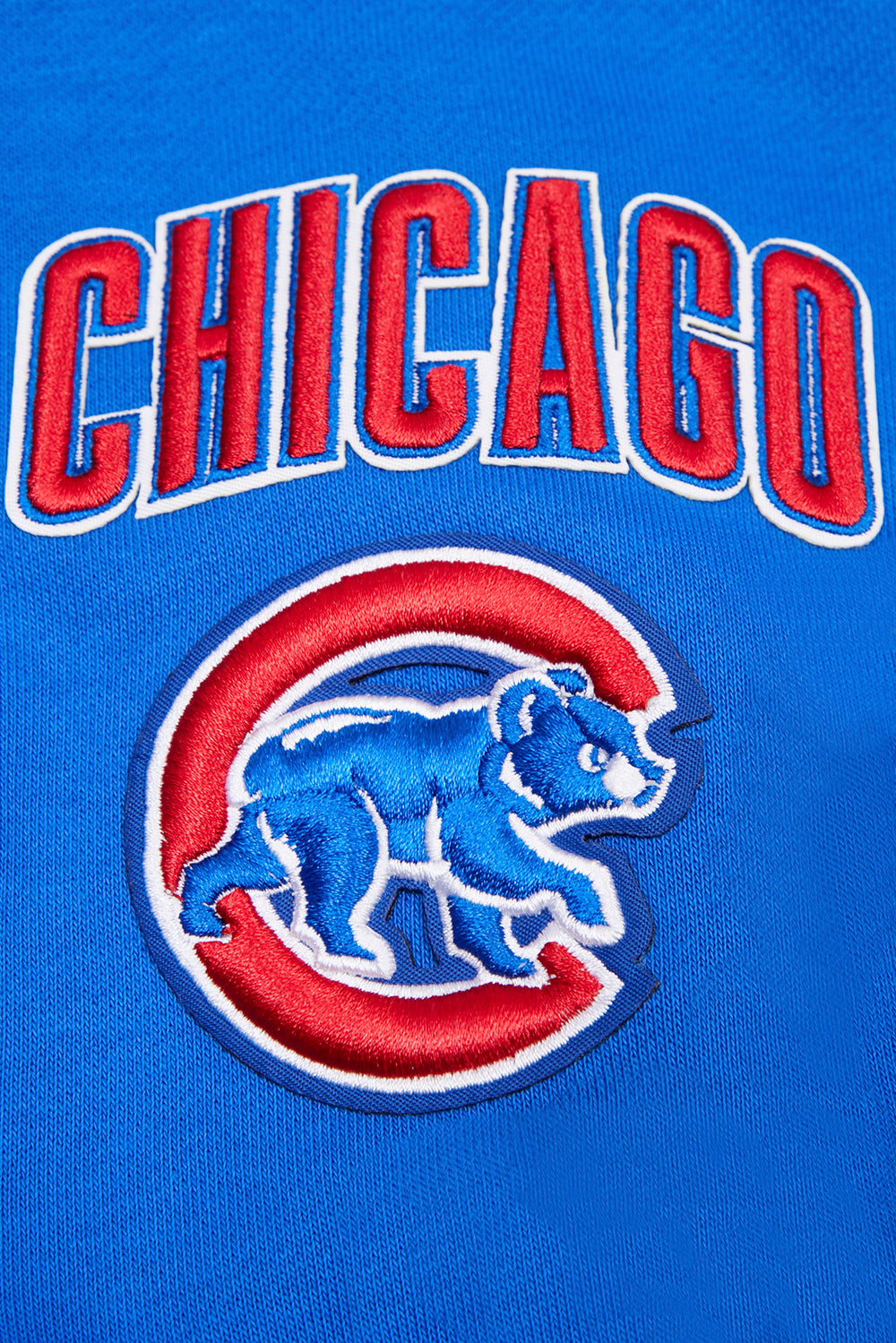 MLB CHICAGO CUBS CLASSIC CHANDAIL À CAPUCHON COURT POUR FEMME (BLEU ROYAL)
