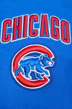 MLB CHICAGO CUBS CLASSIC CHANDAIL À CAPUCHON COURT POUR FEMME (BLEU ROYAL)
