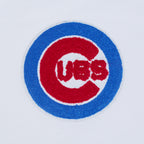 MLB CHICAGO CUBS CLASSIC WOMEN'S CROPPED PULLOVER HOODIE (WHITE)