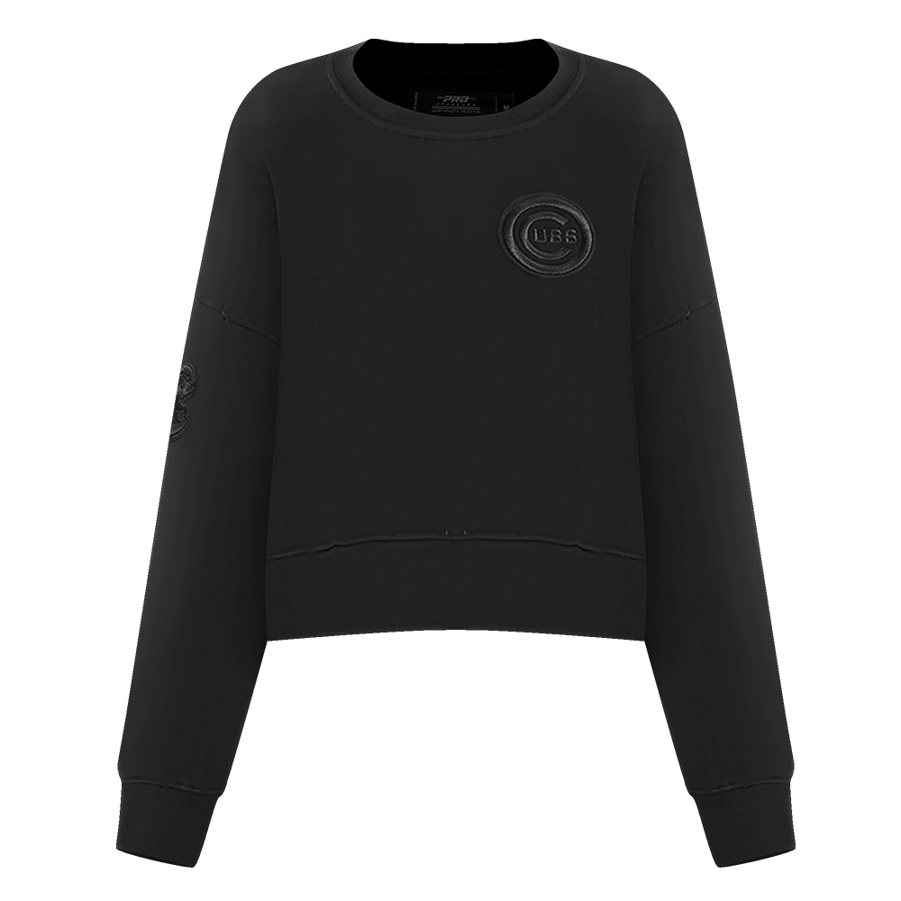 MLB CHICAGO CUBS NEUTRAL WOMEN'S CREWNECK (BLACK)