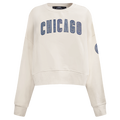 MLB CHICAGO CUBS VARSITY BLUES CHANDAIL À COL ROND POUR FEMME (LIN)