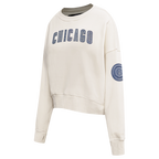 MLB CHICAGO CUBS VARSITY BLUES CHANDAIL À COL ROND POUR FEMME (LIN)