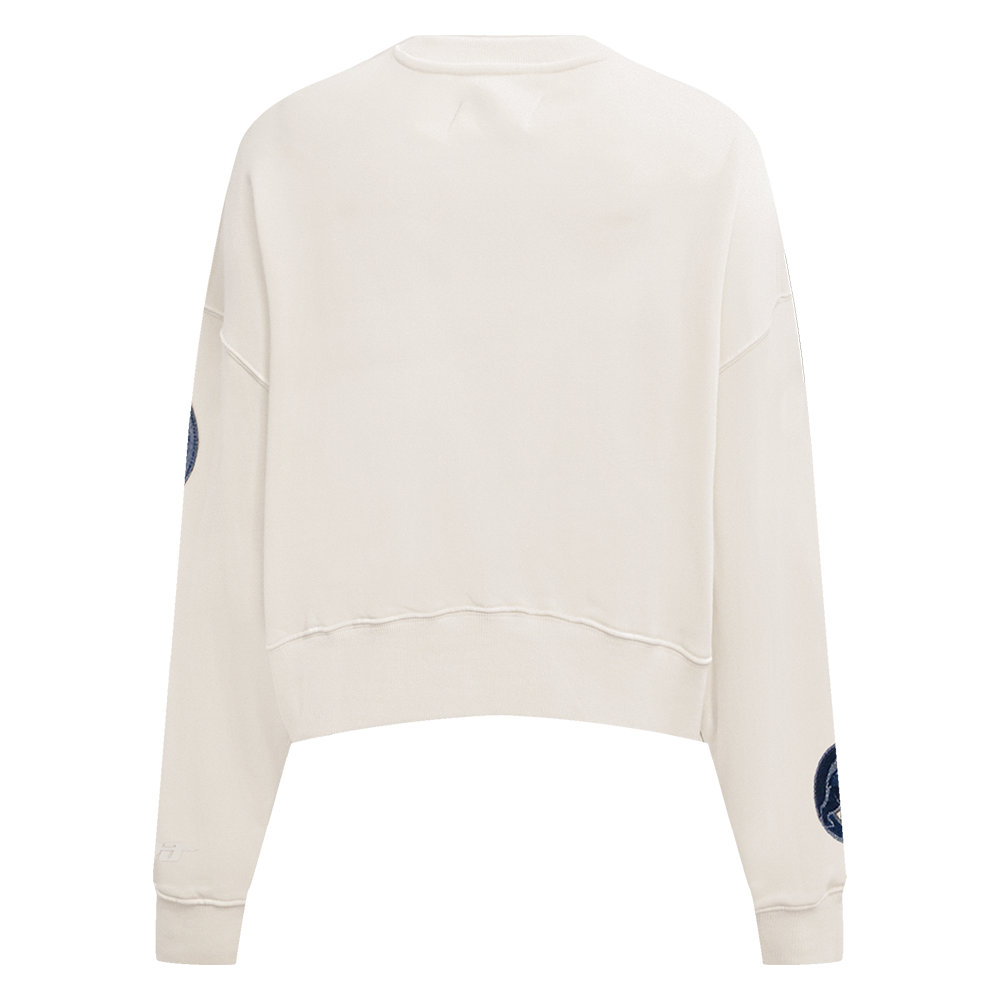 MLB CHICAGO CUBS VARSITY BLUES CHANDAIL À COL ROND POUR FEMME (LIN)