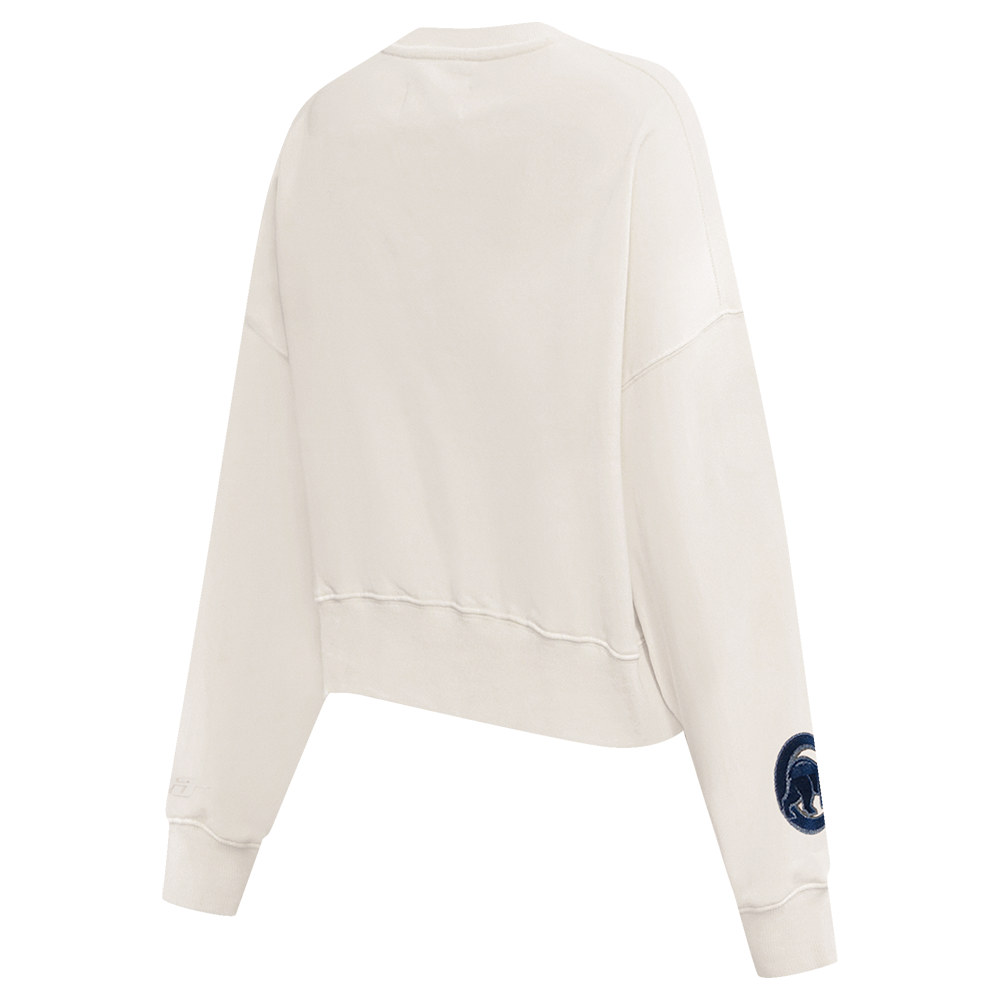 MLB CHICAGO CUBS VARSITY BLUES CHANDAIL À COL ROND POUR FEMME (LIN)
