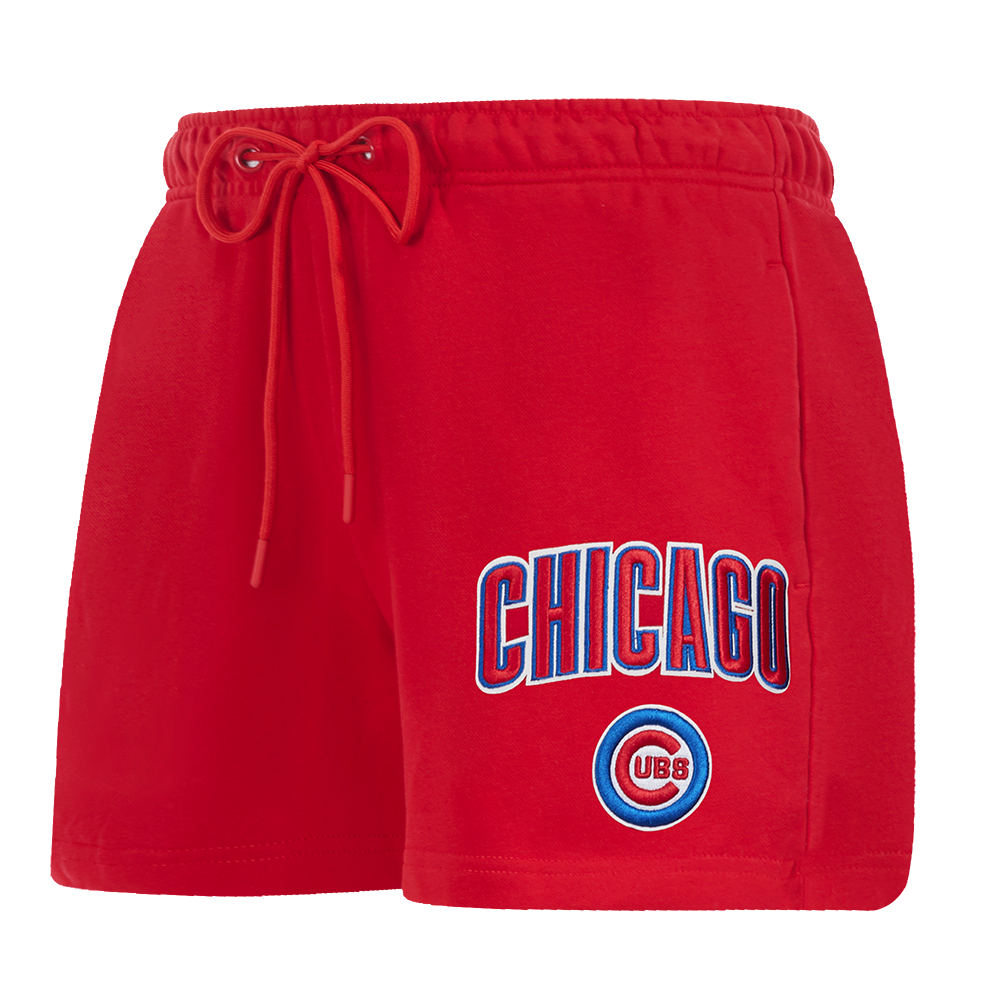 MLB CHICAGO CUBS CLASSIC SHORT EN MOLLETON POUR FEMME (ROUGE)