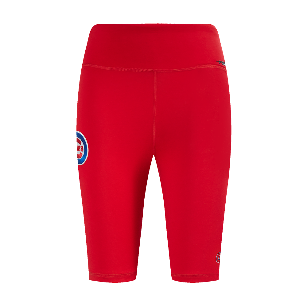 MLB CHICAGO CUBS CLASSIC WOMEN'S COTTON BIKE SHORT (RED)