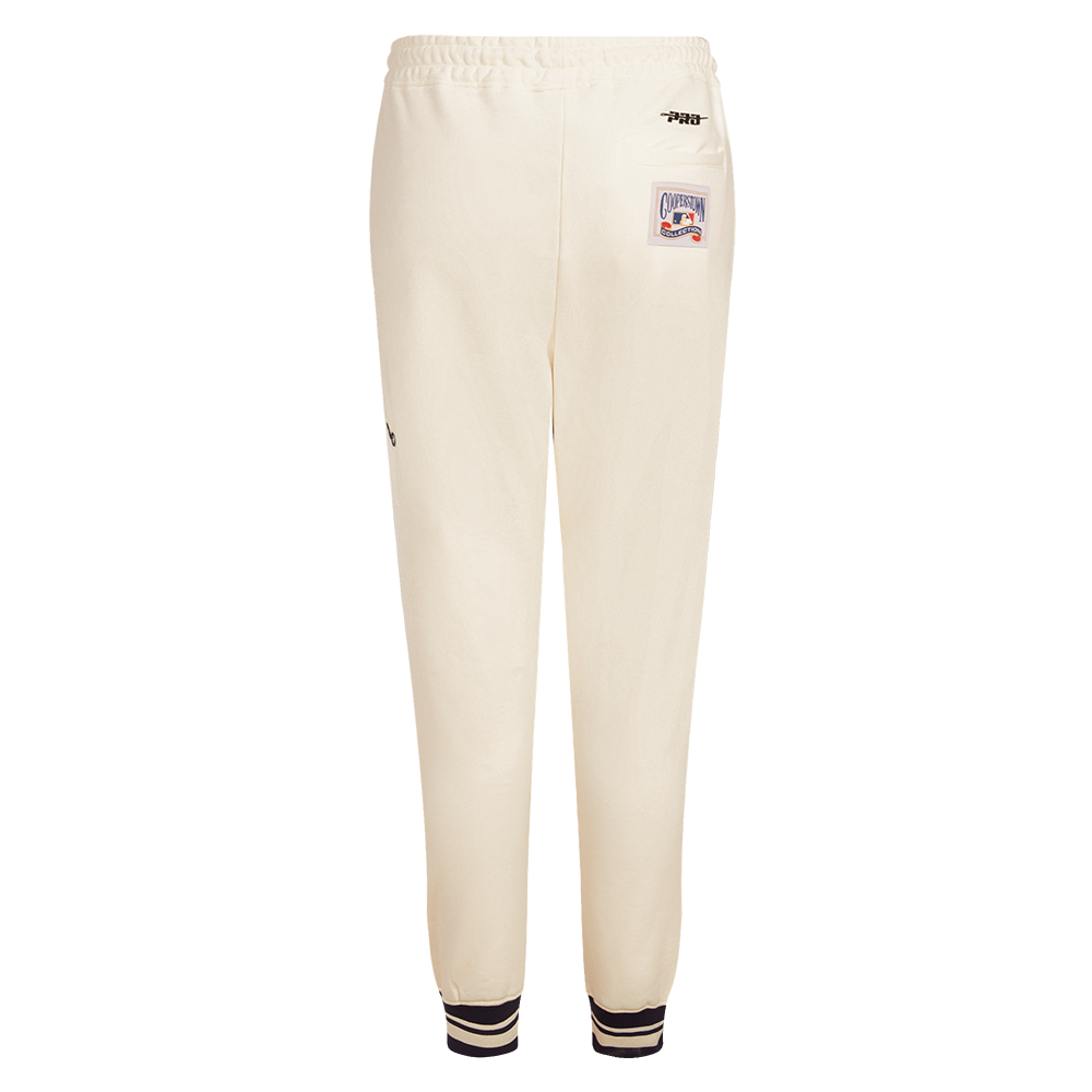 MLB CHICAGO CUBS RETRO CLASSIC PANTALON OUATÉ CÔTELÉ POUR FEMME (COQUILLE D'ŒUF/MARINE MINUIT)