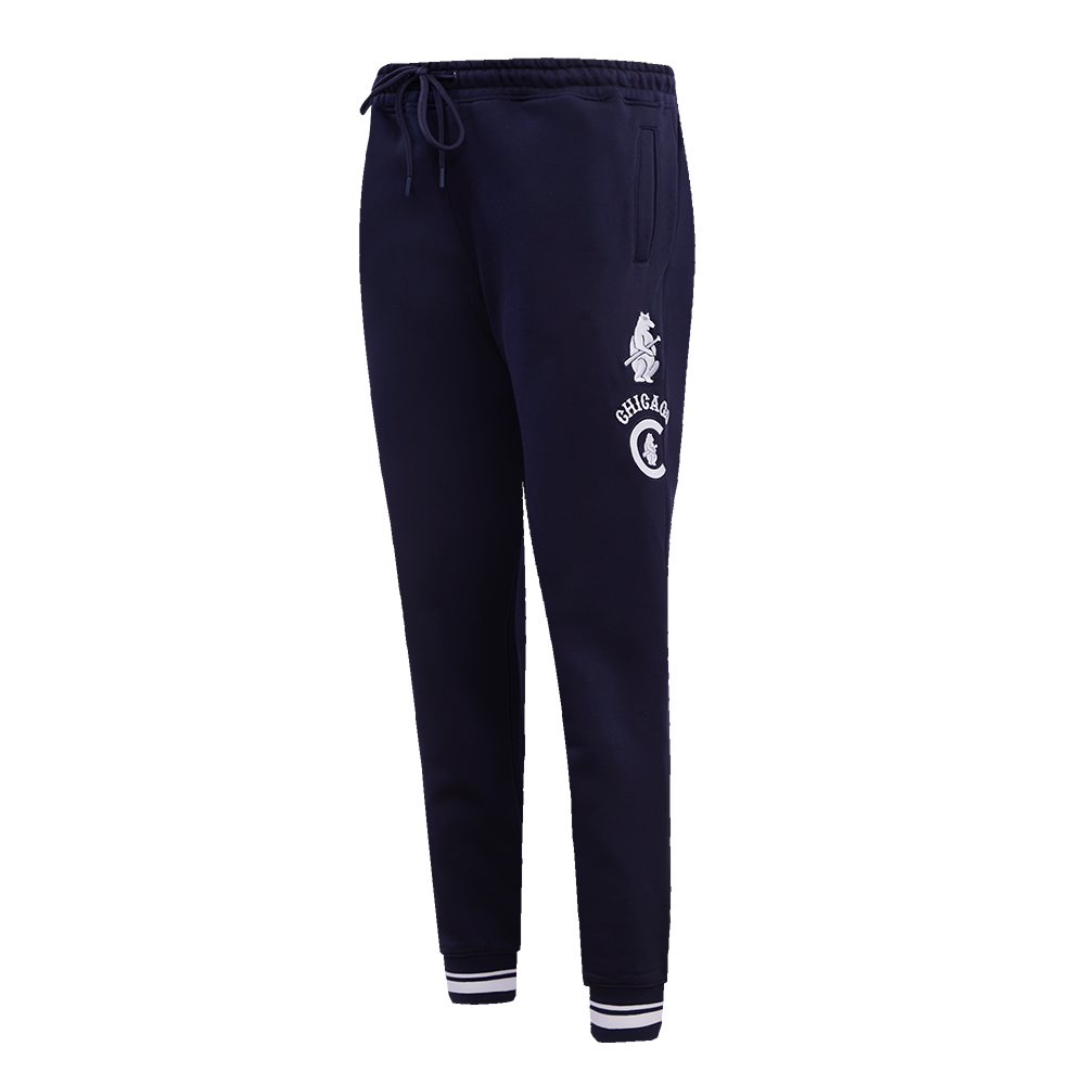 MLB CHICAGO CUBS RETRO CLASSIC PANTALON OUATÉ CÔTELÉ POUR FEMME (MARINE MINUIT)
