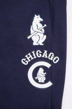 MLB CHICAGO CUBS RETRO CLASSIC PANTALON OUATÉ CÔTELÉ POUR FEMME (MARINE MINUIT)