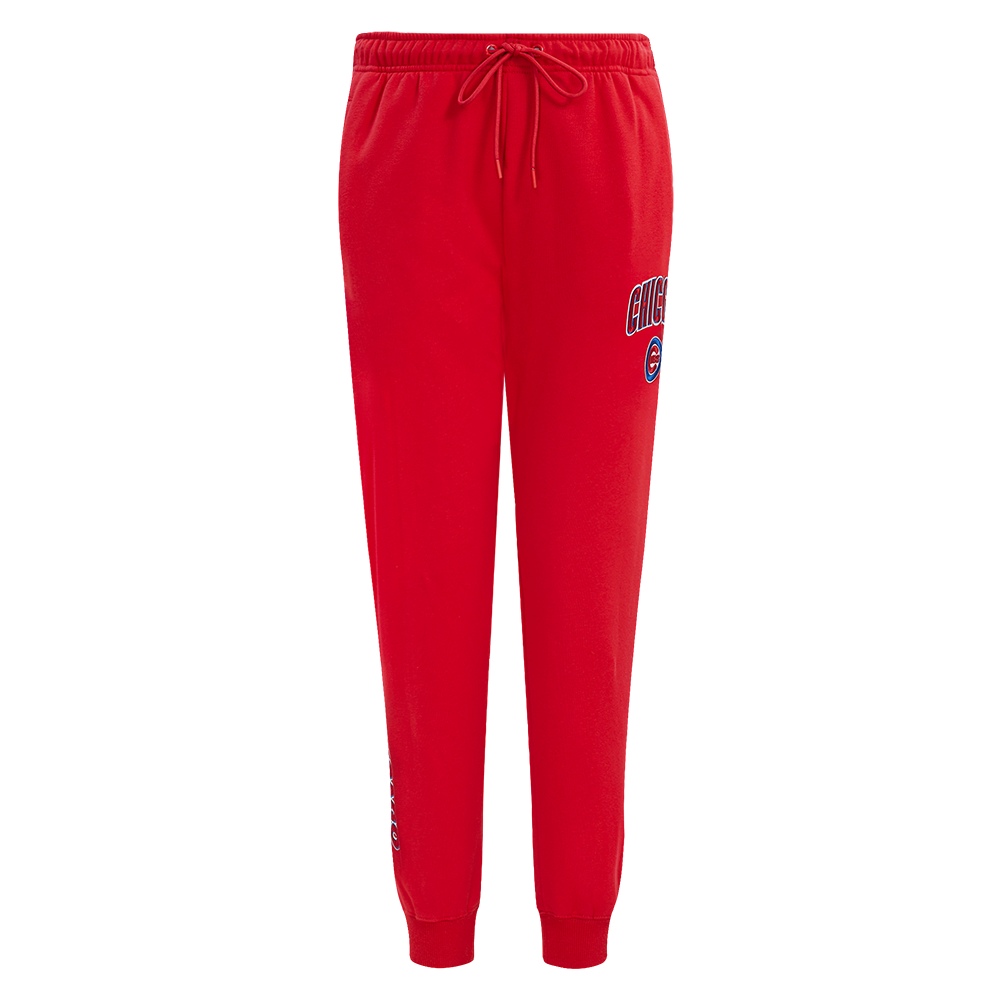 MLB CHICAGO CUBS CLASSIC WOMEN'S FLEECE SWEATPANT (RED)