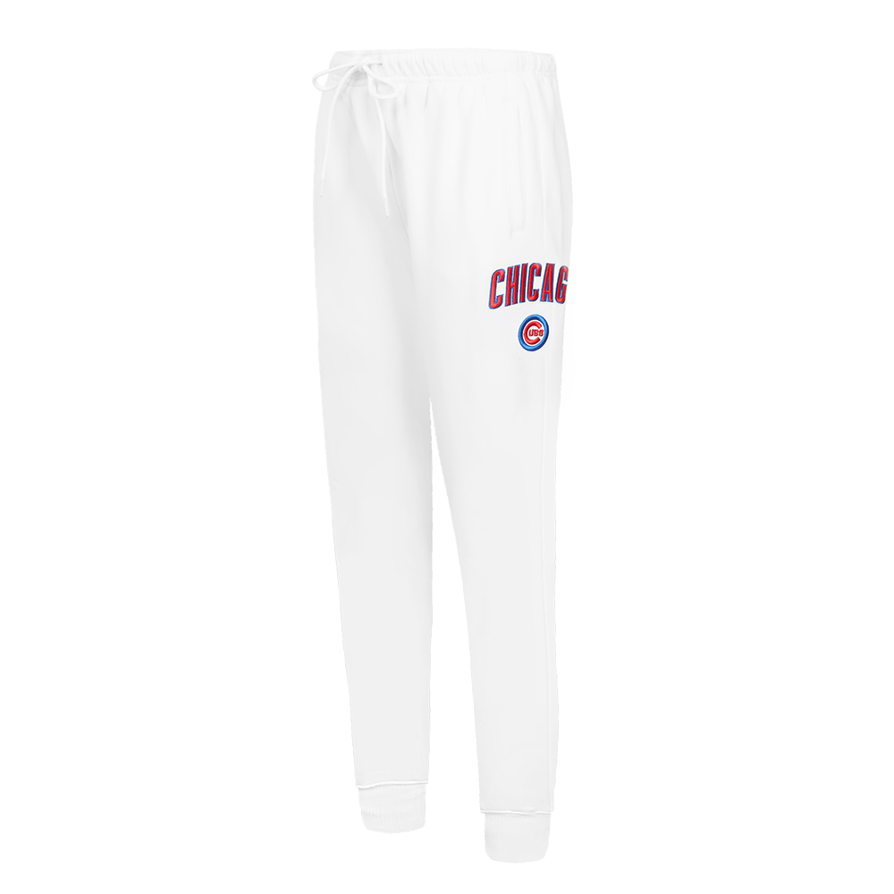 MLB CHICAGO CUBS CLASSIC PANTALON OUATÉ EN MOLLETON POUR FEMME (BLANC)