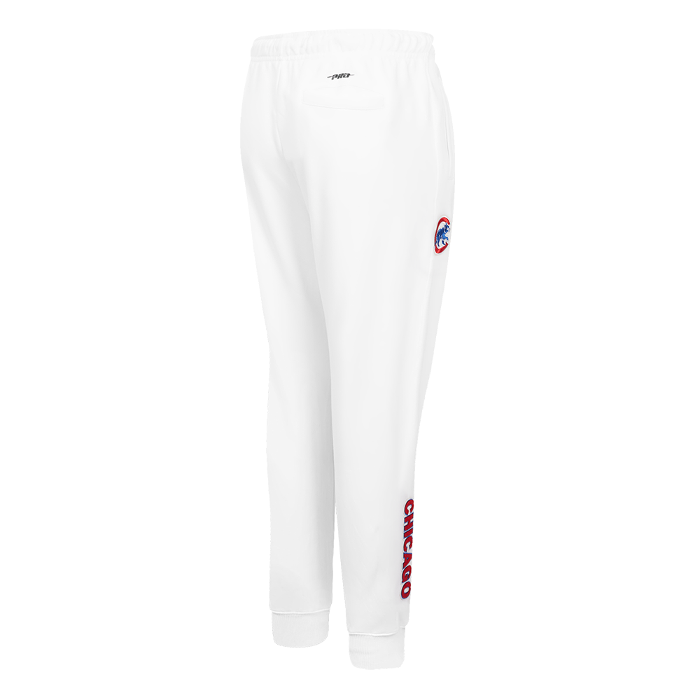 MLB CHICAGO CUBS CLASSIC PANTALON OUATÉ EN MOLLETON POUR FEMME (BLANC)