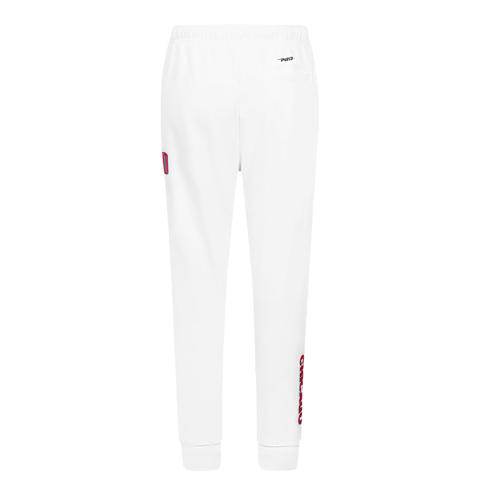 MLB CHICAGO CUBS CLASSIC PANTALON OUATÉ EN MOLLETON POUR FEMME (BLANC)