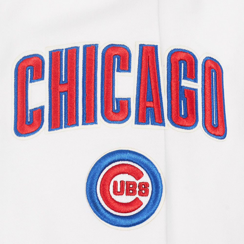 MLB CHICAGO CUBS CLASSIC PANTALON OUATÉ EN MOLLETON POUR FEMME (BLANC)