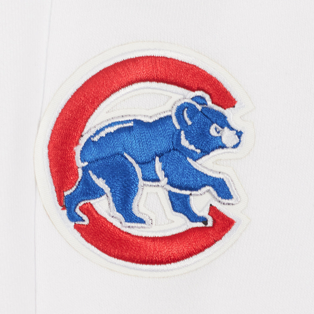 MLB CHICAGO CUBS CLASSIC PANTALON OUATÉ EN MOLLETON POUR FEMME (BLANC)