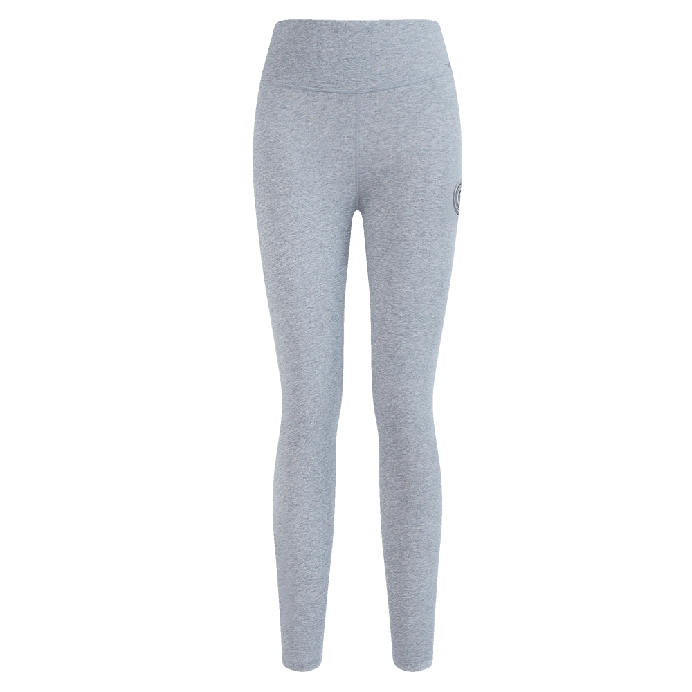 MLB CHICAGO CUBS NEUTRAL LEGGING EN JERSEY À TAILLE HAUTE (GRIS CHINÉ FONCÉ)