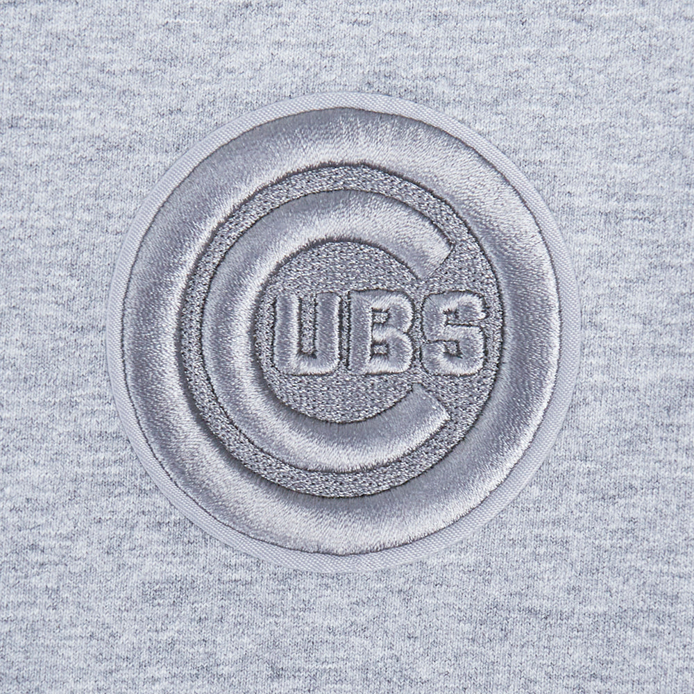 MLB CHICAGO CUBS NEUTRAL LEGGING EN JERSEY À TAILLE HAUTE (GRIS CHINÉ FONCÉ)