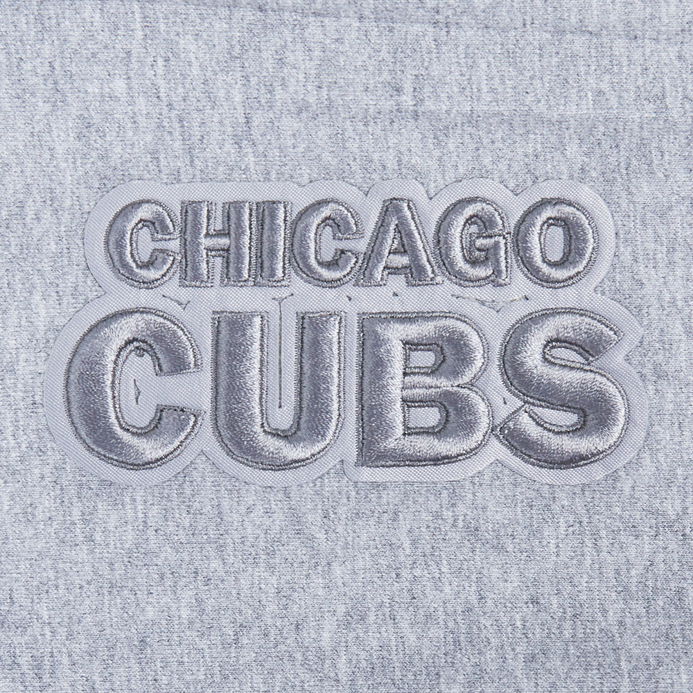 MLB CHICAGO CUBS NEUTRAL LEGGING EN JERSEY À TAILLE HAUTE (GRIS CHINÉ FONCÉ)