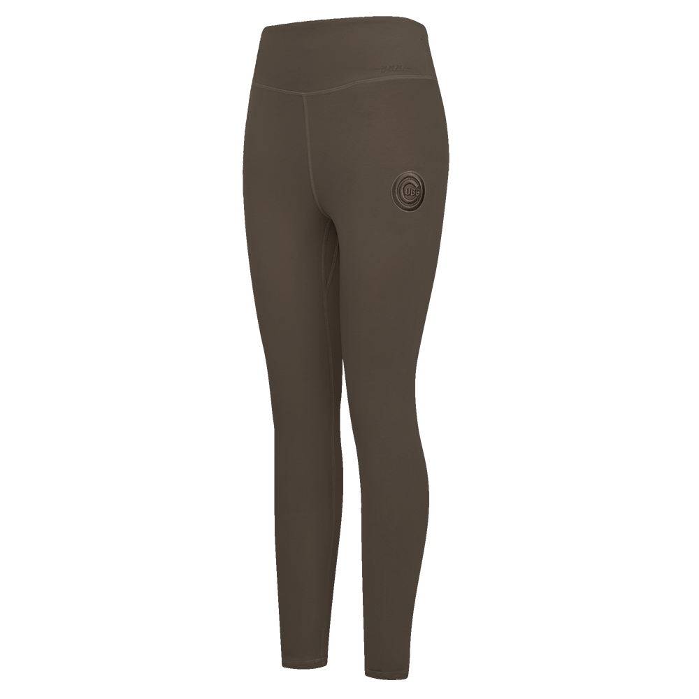MLB CHICAGO CUBS NEUTRAL HIGH WAIST JERSEY LEGGING (DARK TAUPE)