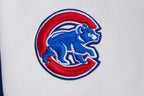 MLB CHICAGO CUBS MASHUP WOOL WOMEN'S VARSITY JACKET (ROYAL BLUE/RED)