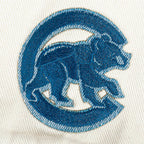 MLB CHICAGO CUBS VARSITY BLUES WOMEN'S DENIM VARSITY JACKET (DENIM/LINEN)