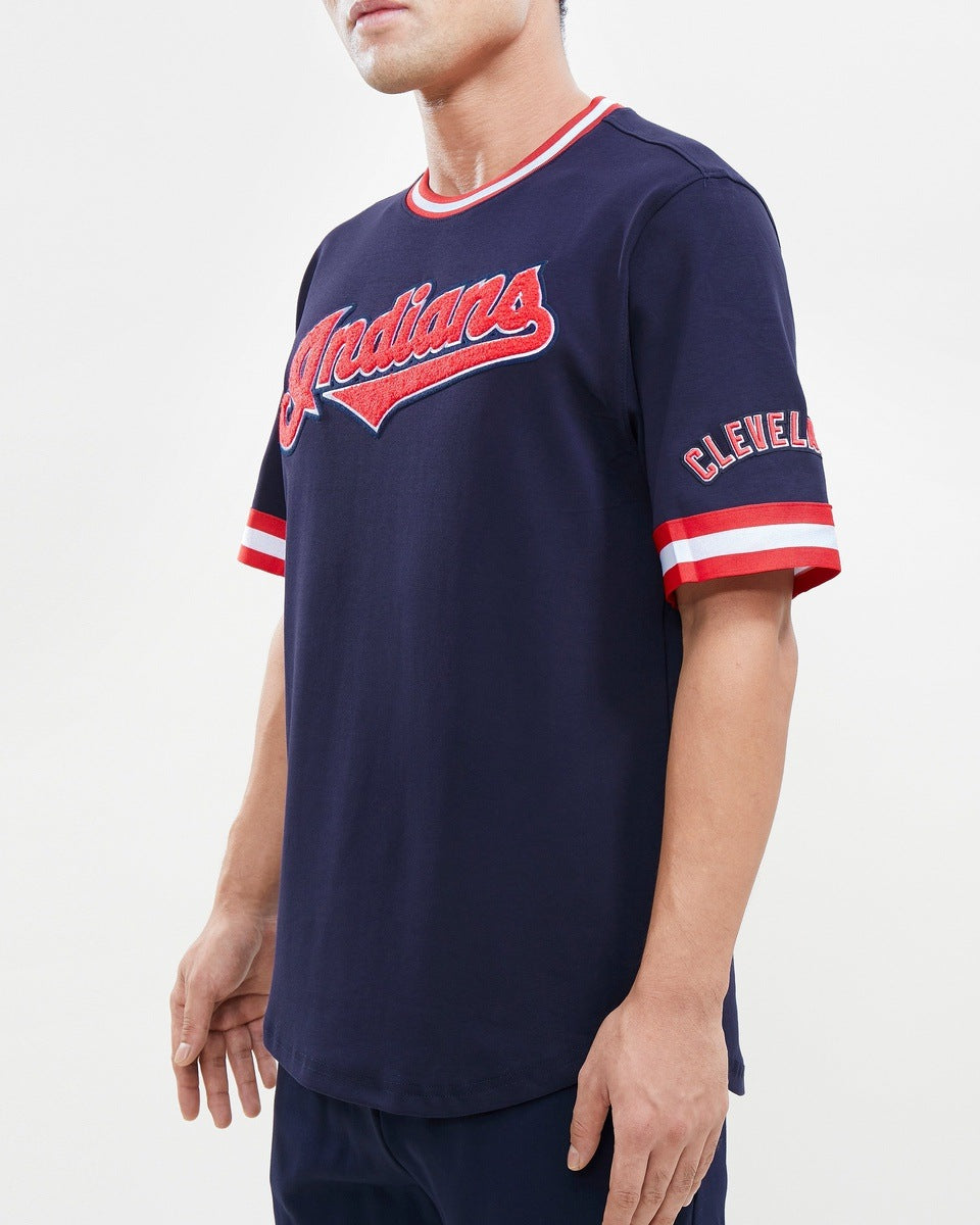 MLB CLEVELAND GUARDIANS CLASSIC CHENILLE MEN'S TOP (MIDNIGHT NAVY)